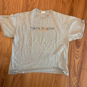 WDW Grey T-Shirt w/ Magic Kingdom in Icon Lettering 2007 Size XL